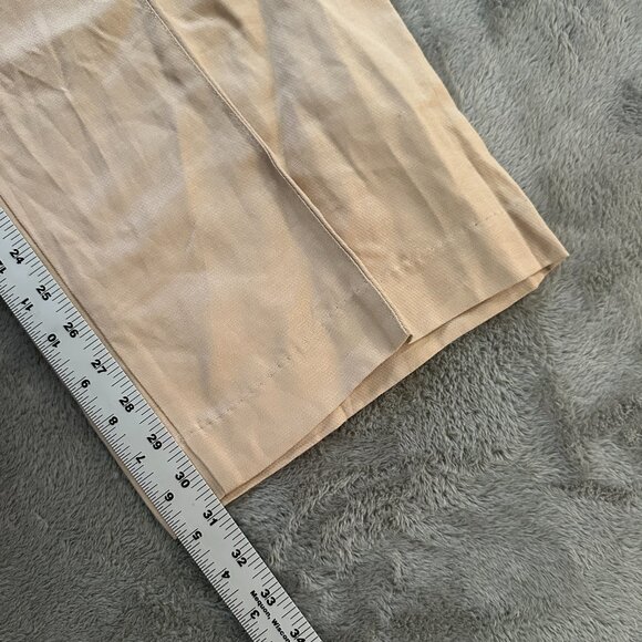 NWT Ann Taylor Linen Lyocell Wide Leg Khaki Pants Women's size 14 - Picture 7 of 8